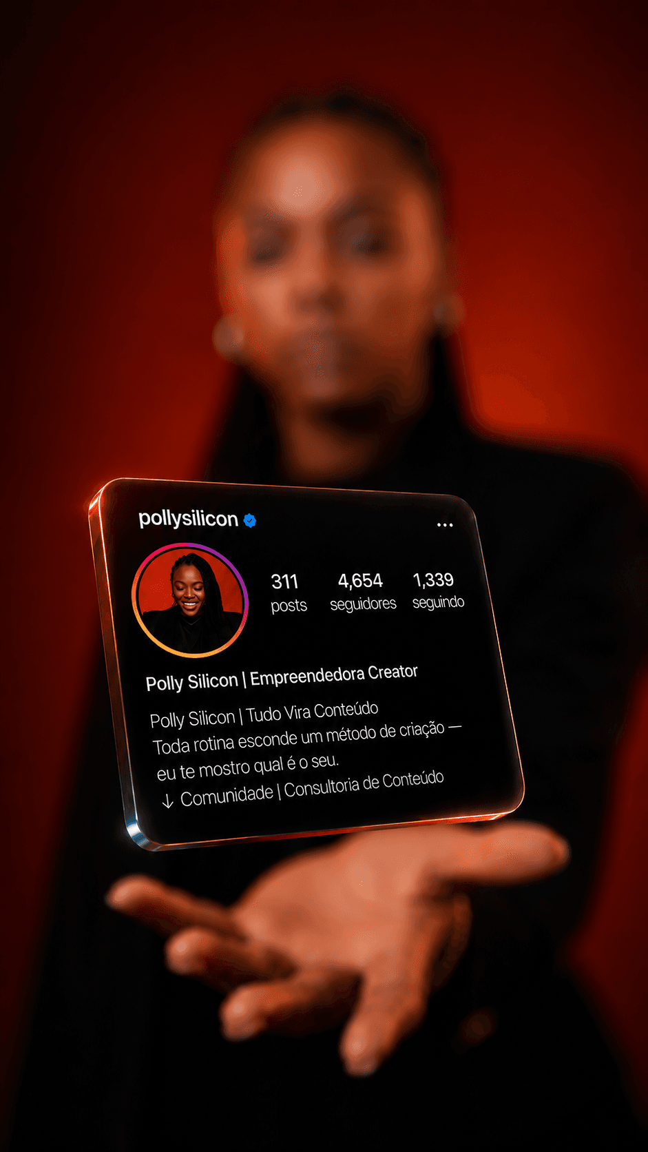 Retrato de Polly Silcon