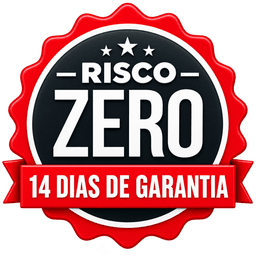 Selo de garantia risco zero — 14 dias de garantia