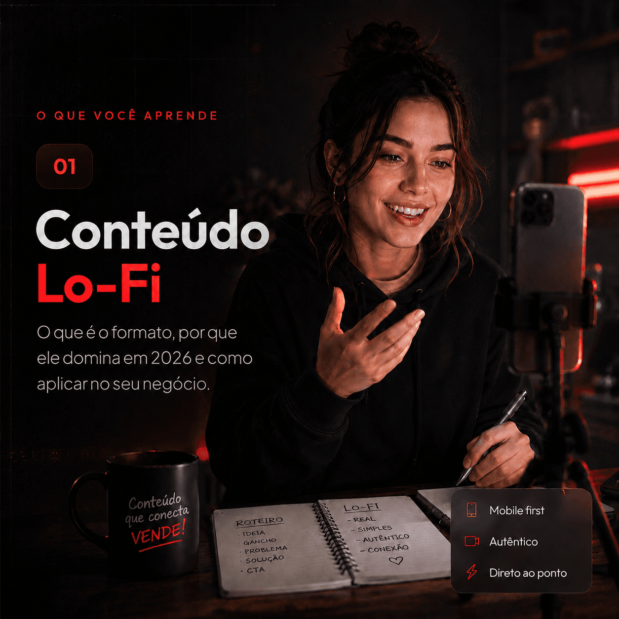 Conteúdo Lo-Fi: O que é o formato, por que ele domina em 2026 e como aplicar no seu negócio.